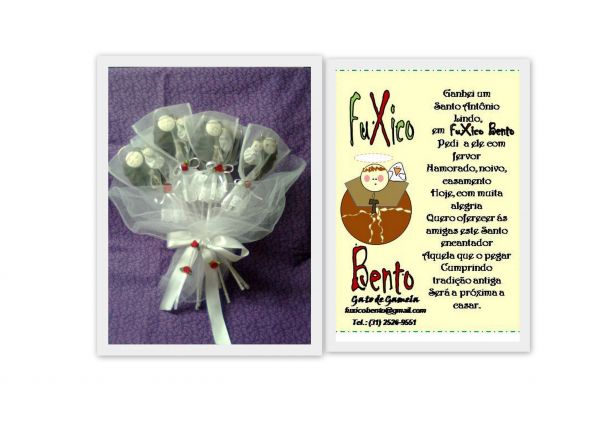 BUQUET DE SANTO ANTÔNIO - FUXICO BENTO